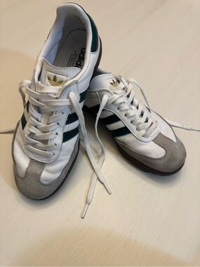 adidas gazelle silver green womens Grey / 7.5 main image 1